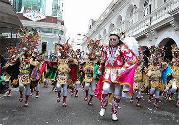Carnaval de Oruro in Bolivia.