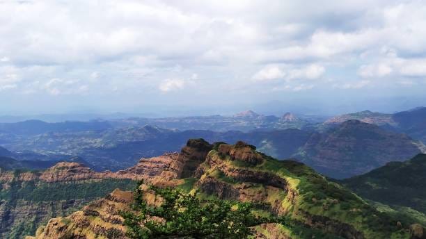 Mahabaleshwar foggy viewpoint in monsoon season
